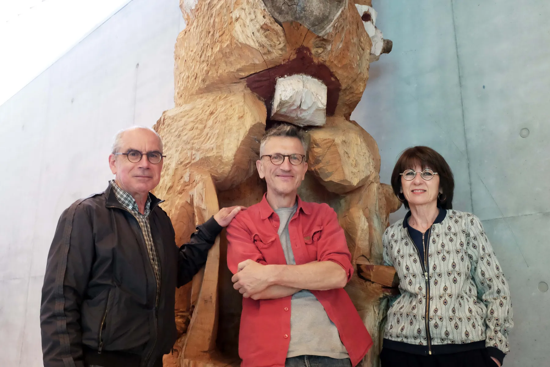 "Artèmis & la grande ourse" au Frac MECA, Bordeaux, en compagnie de Cathy & Didier Arnaudet, 2022. © Laurent Theillet