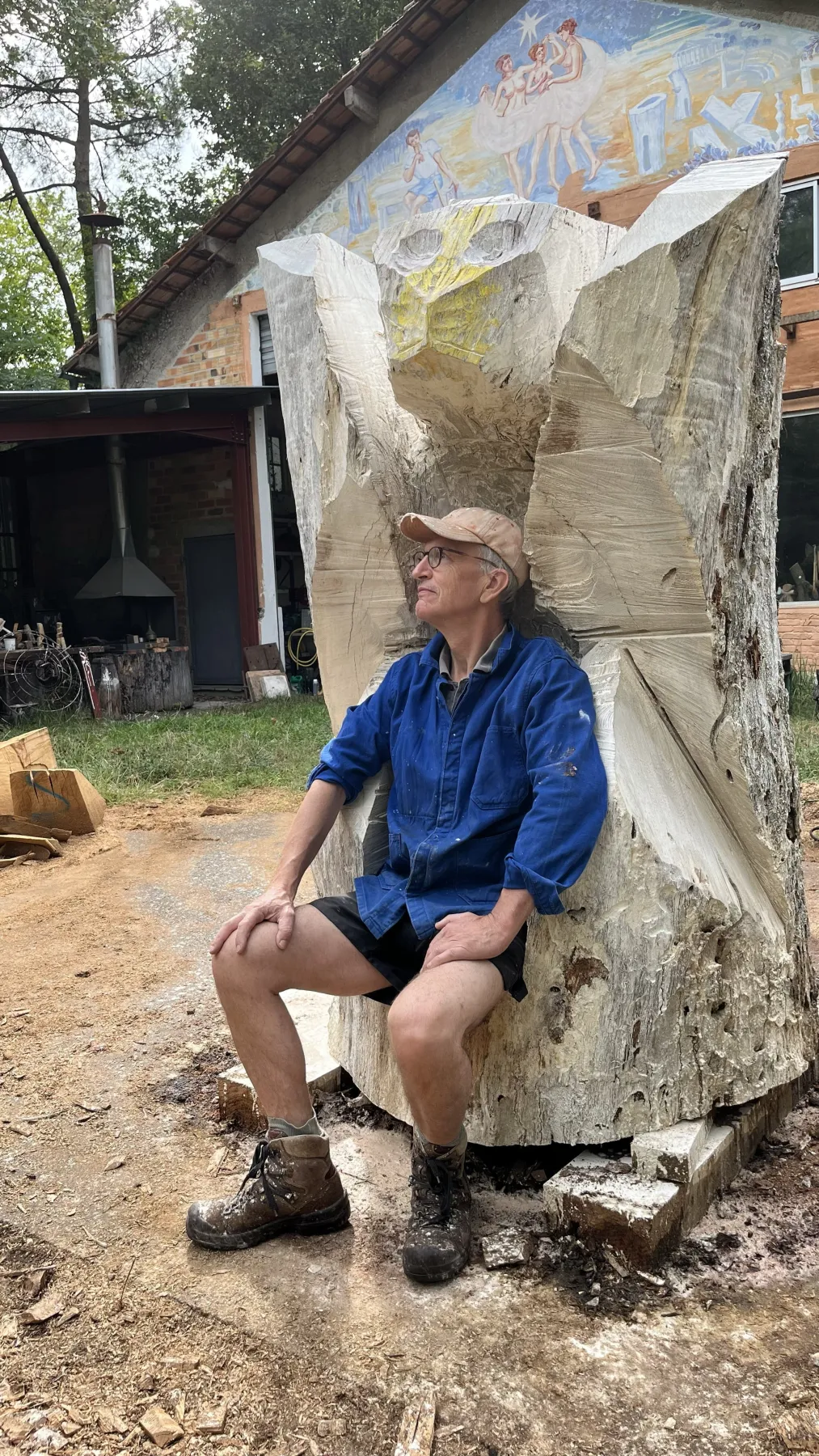 Vue de la sculpture à l'atelier