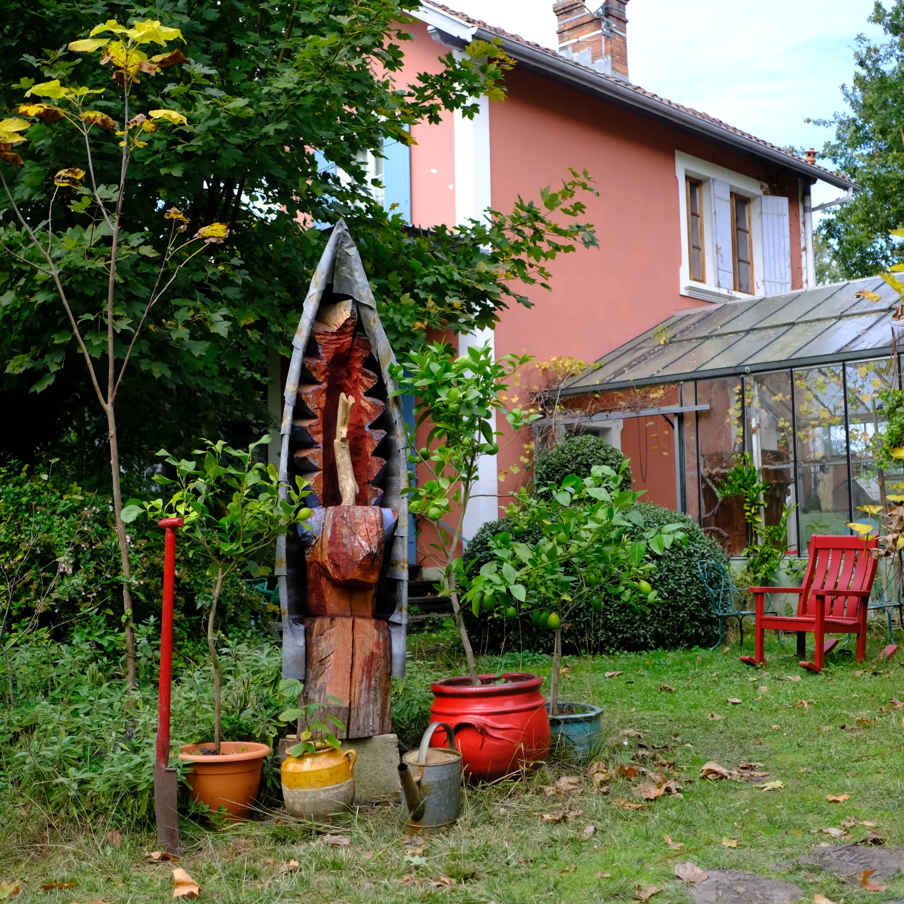 Sculpture cabane